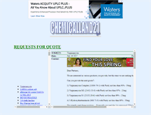 Tablet Screenshot of chemicalland21.com